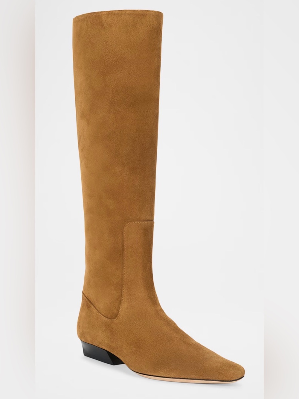 STAUD WALLY Knee High Tan Suede Boots EU 41/ US 11 $495 NEW